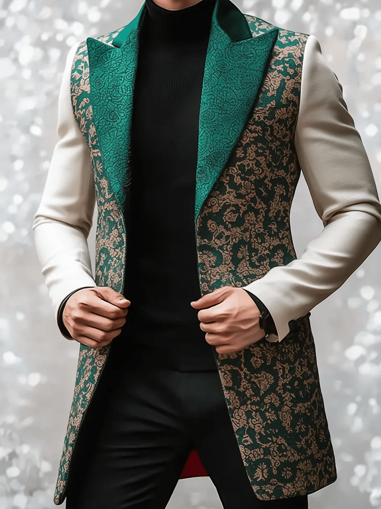 Chaqueta Man Unique casual de lujo ejecutivo casual de moda saco Suit abrigo para hombre