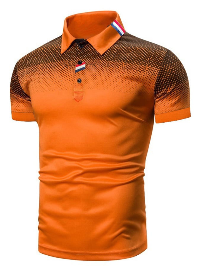 Camisa polo de manga corta estampado Pullover