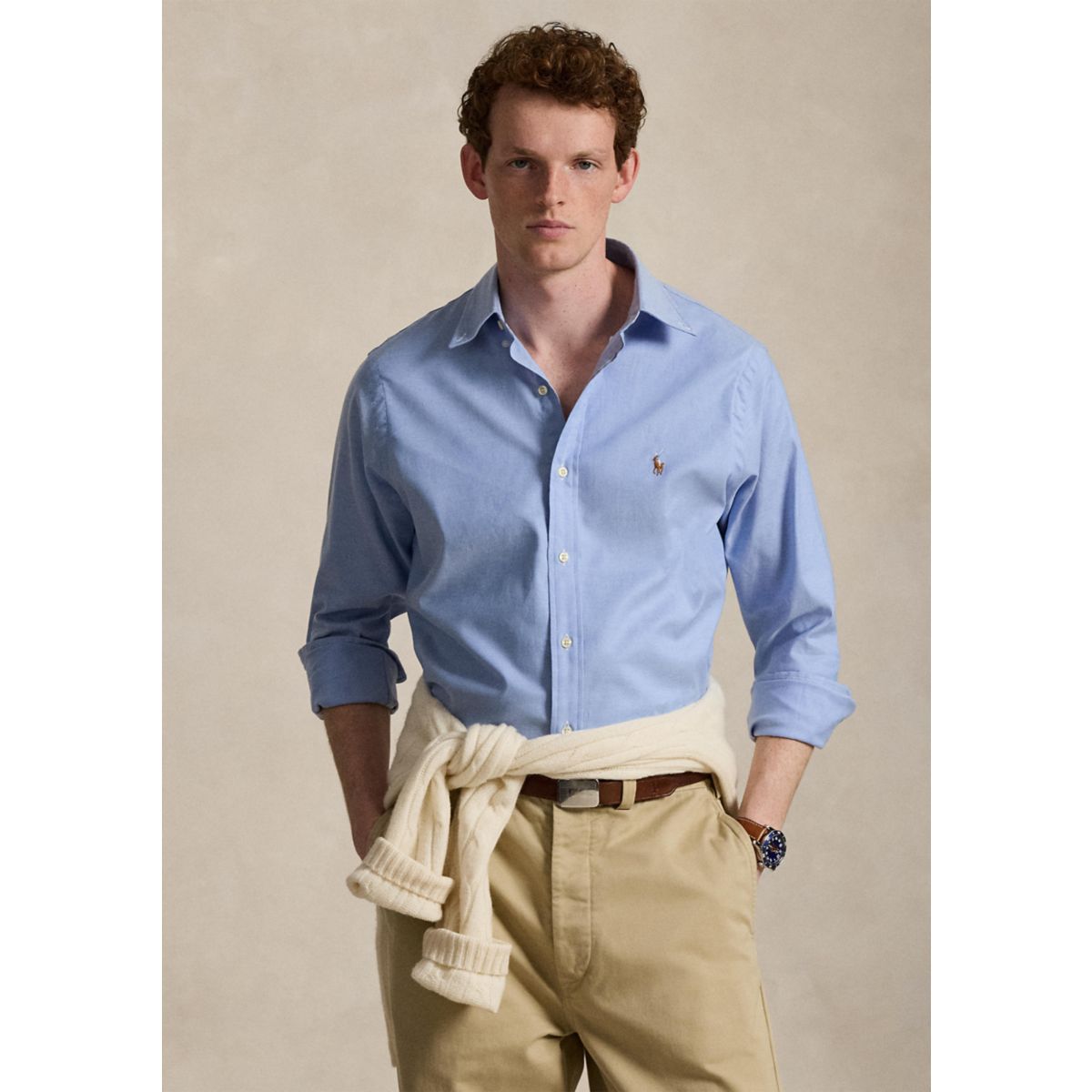 Classic Fit Performance Oxford Shirt - 1