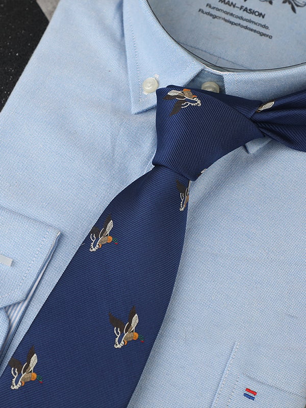 Camisa retro Gentleman Wedding Busines Tie para hombre