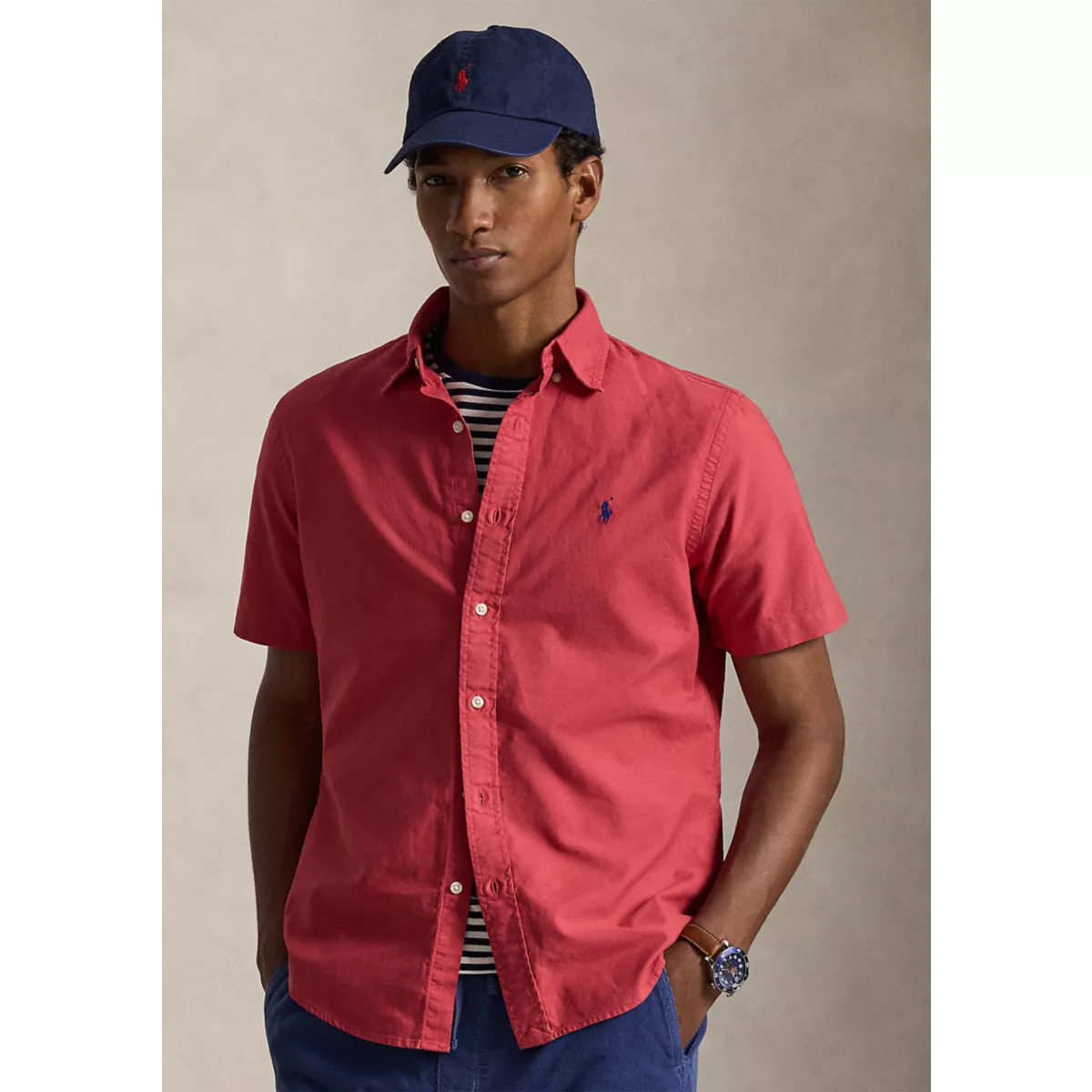 Men's Classic Fit Garment-Dyed Oxford Shirt - 7