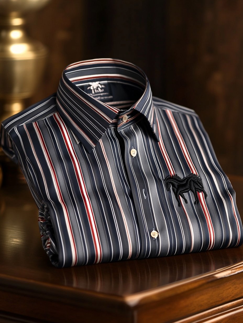 Camisa de lujo ejecutivo de manga larga para hombre