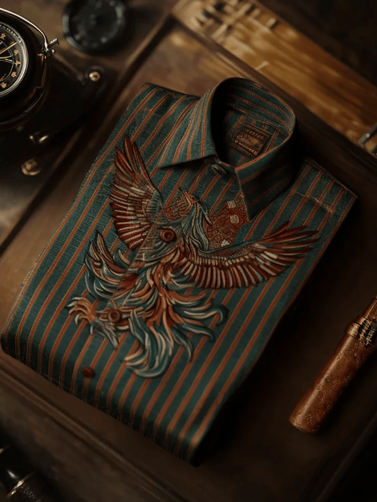 Camisa de lujo ejecutivo de manga larga para hombre