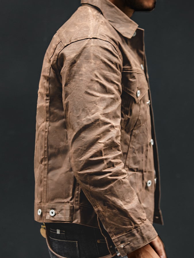 Chaqueta vintage Western Wax para hombre