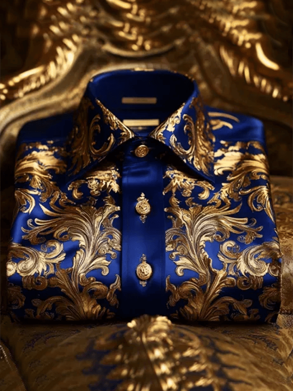 Camisa de lujo Gorgeous de manga larga para hombre