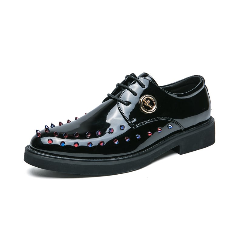 Zapatos de modaable And Personalized Rivet Design Comfortable cuero