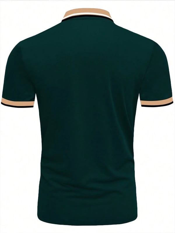 Camisa casual ejecutivo de moda polos para hombre