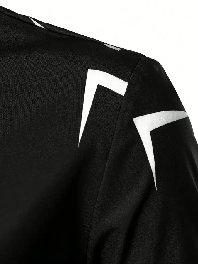 Camisa geométrico ejecutivo casual para hombre