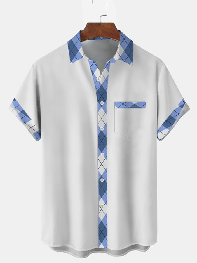 Estampado casual Resorcamiseta para hombre