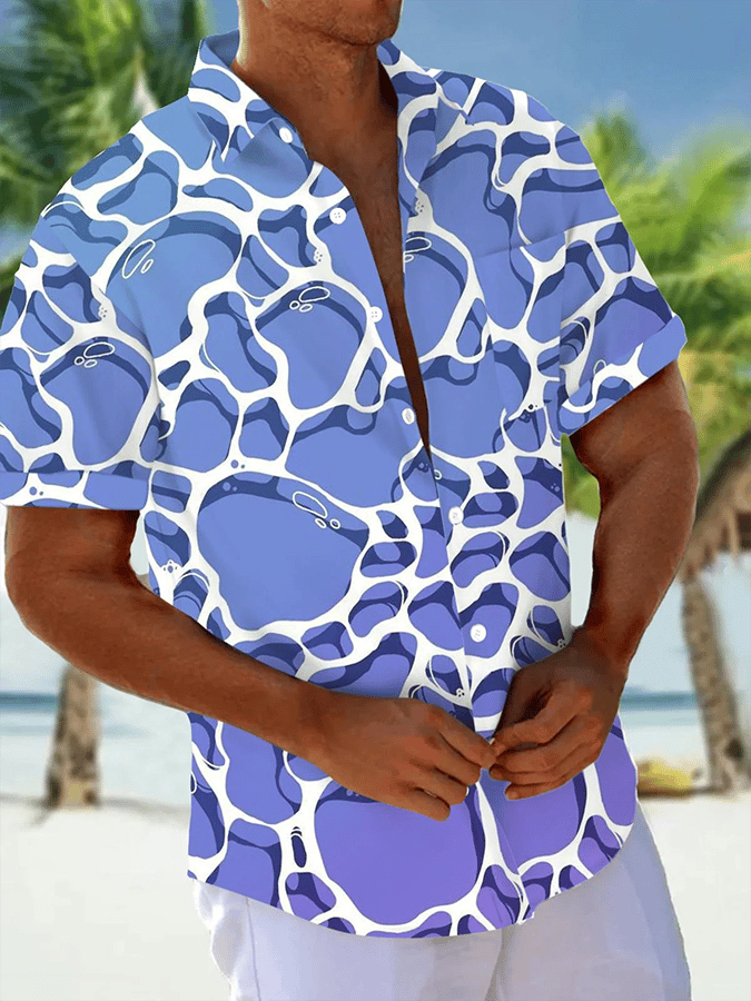 Camisa Hawaiian Resort casual (Pockets Included) para hombre