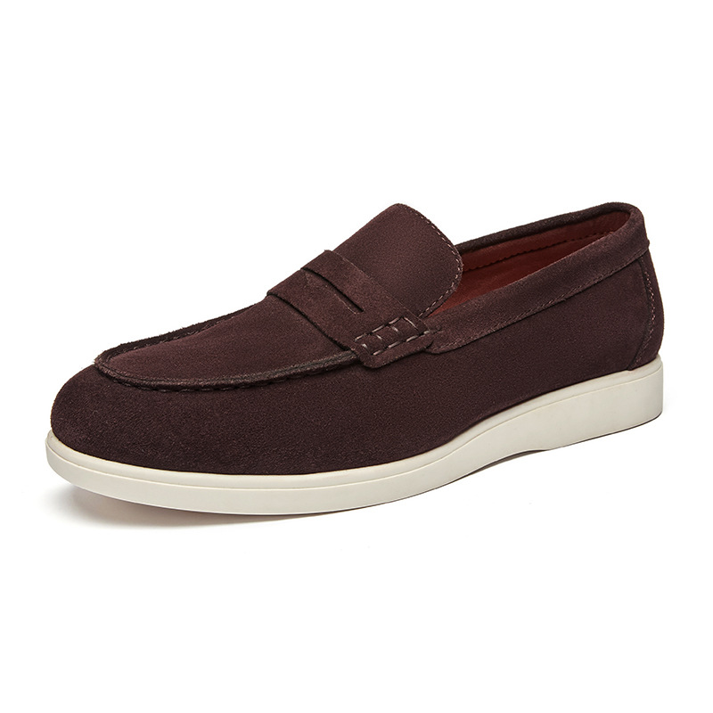 Mocasines British Style Suede Leather Nubuck para hombre