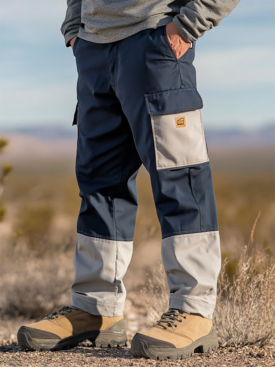 Vintage Multi-bolsillo Overalls para hombre