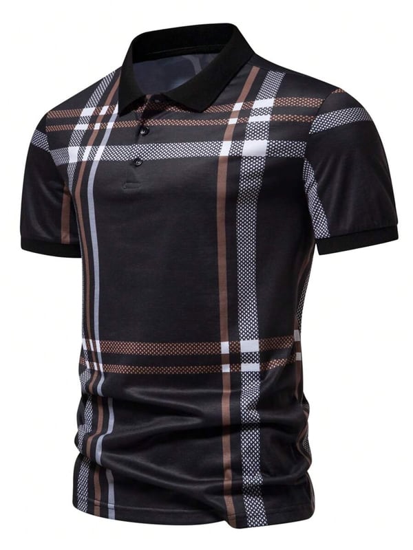 Camisa casual ejecutivo de moda polos para hombre
