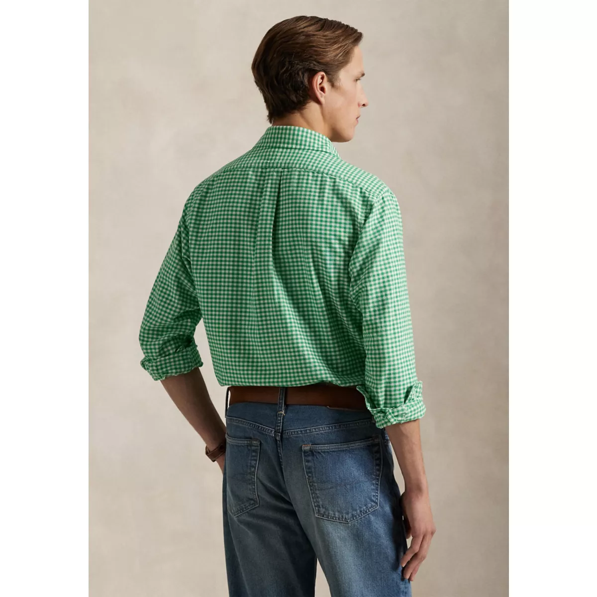 Classic Fit Gingham Oxford Shirt - 2