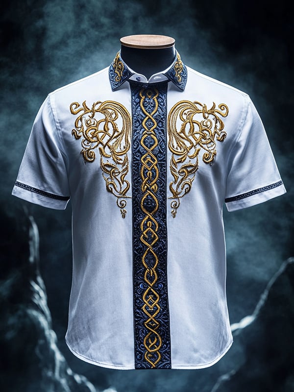 Retro Gothic Lighcamiseta para hombre