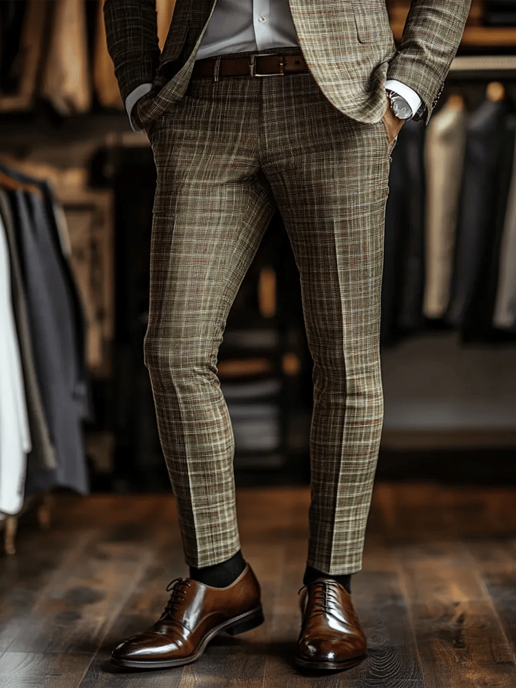 Casual de lujo Suit Trousers para hombre