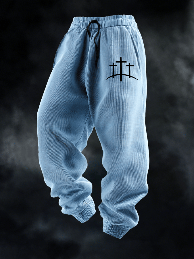 Pantalón Faith estampado casual tejido para hombre
