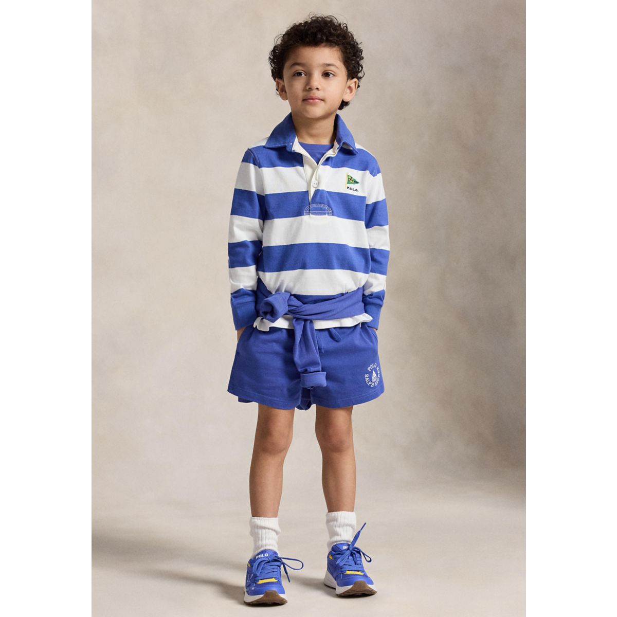 Boys 2-7 Nautical-Inspired Cotton Rugby Shirt - 3
