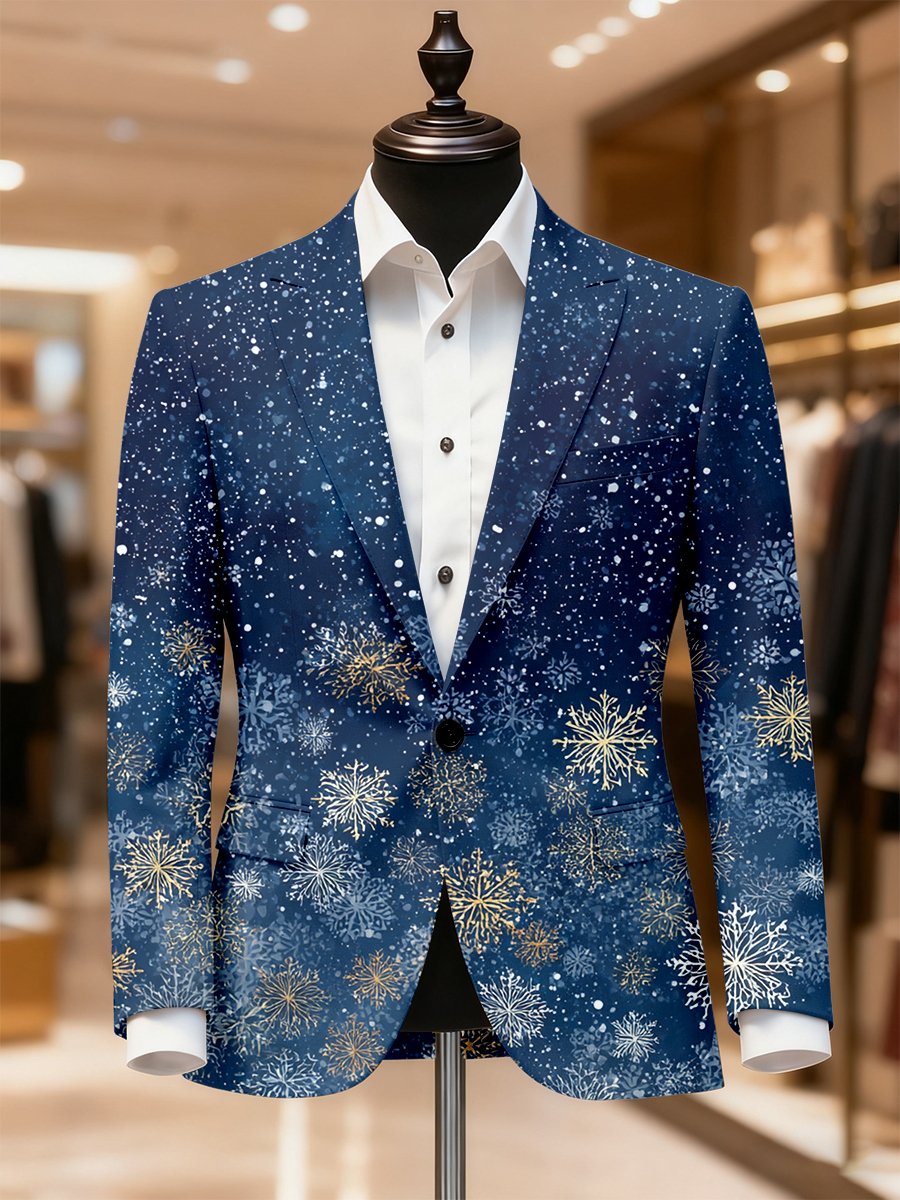 Ejecutivo casual Christmas Suit Outerwear para hombre