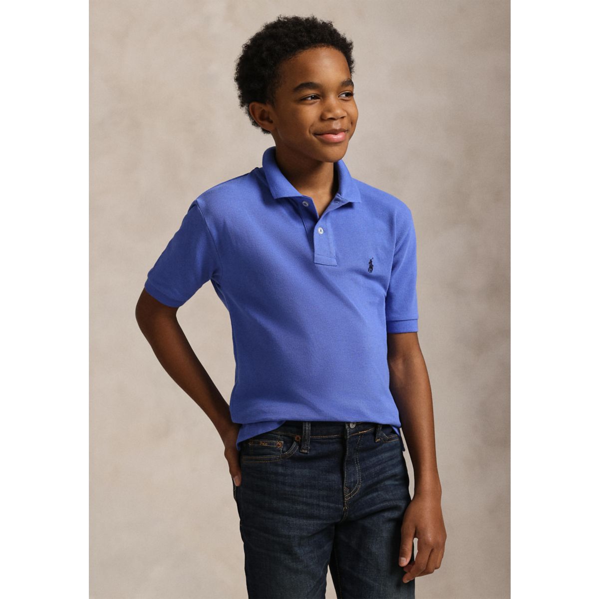 Boys 8-20 Cotton Mesh Polo Shirt - 7