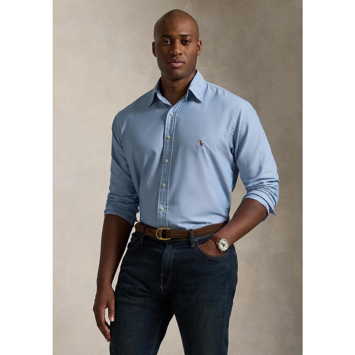 Big & Tall Performance Oxford Shirt - 5