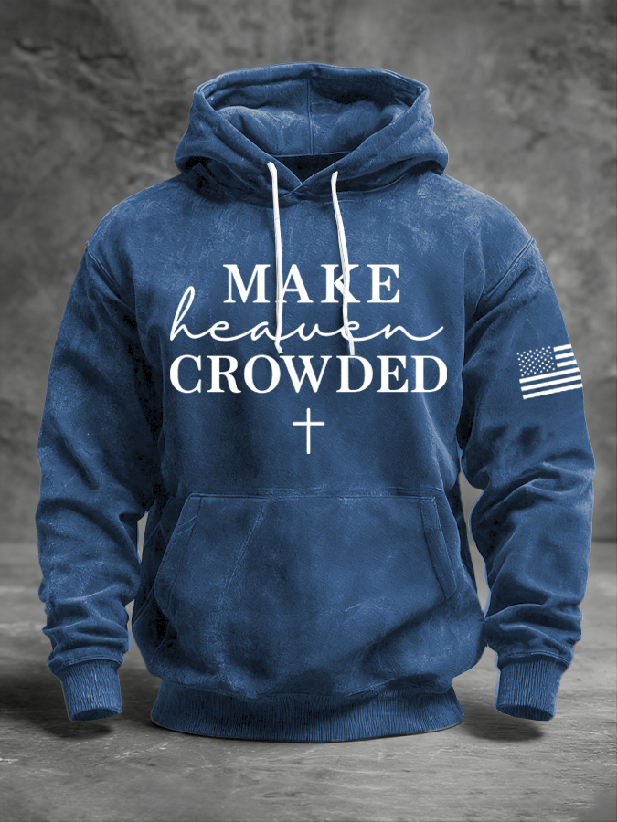 Sudadera Faith estampado de manga larga Hooded para hombre