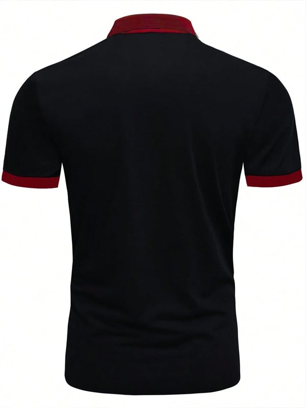 Camisa casual ejecutivo de moda polos para hombre