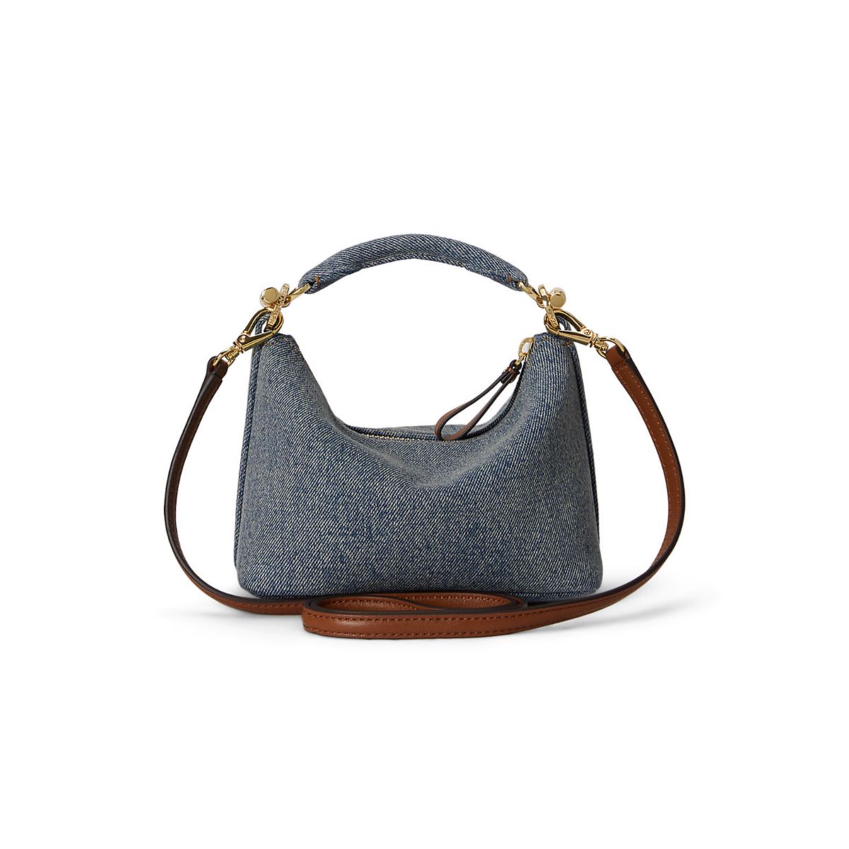 Washed Denim Mini Blaike Shoulder Bag - 4