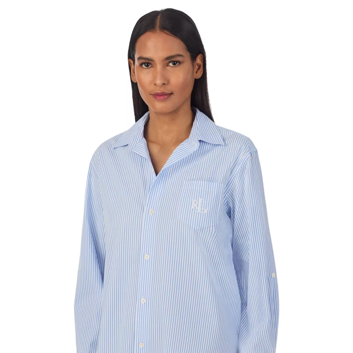 Signature Long Sleeve His Shirt Sleepshirt - 3