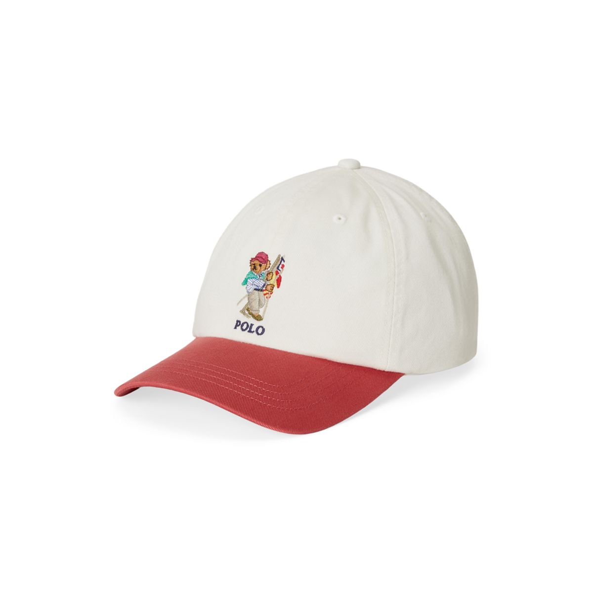 Boys 8-20 Polo Bear Cotton Chino Ball Cap - 1
