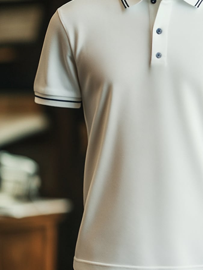 Camisa polo ligero, comfortable, high-end for men