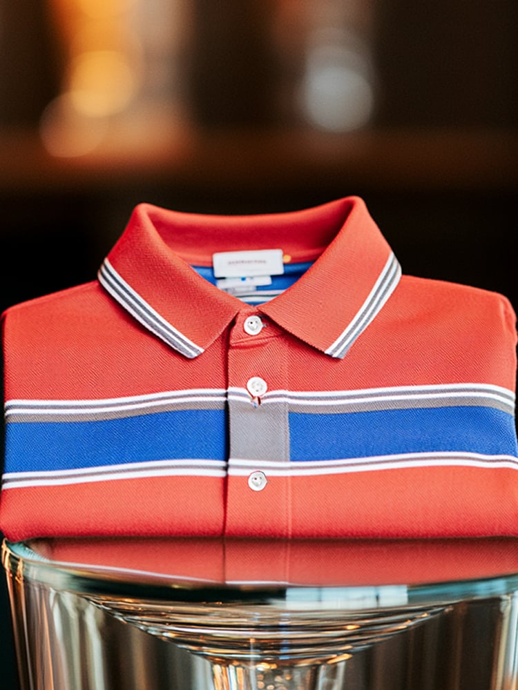 Camisa polo ejecutivo casual Button de manga corta para hombre