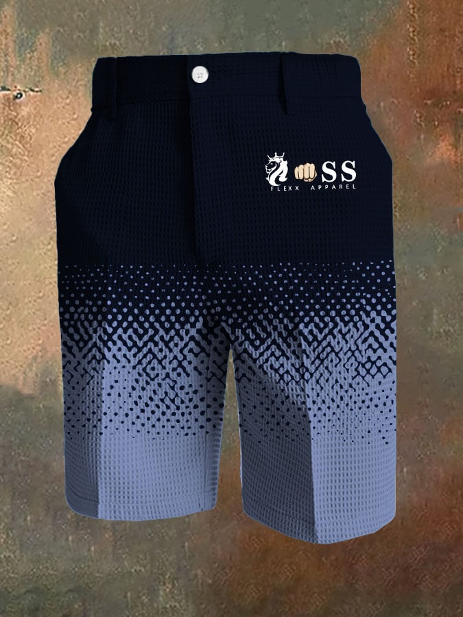 para hombre ejecutivo casual Waffle Color Contrast pantalón