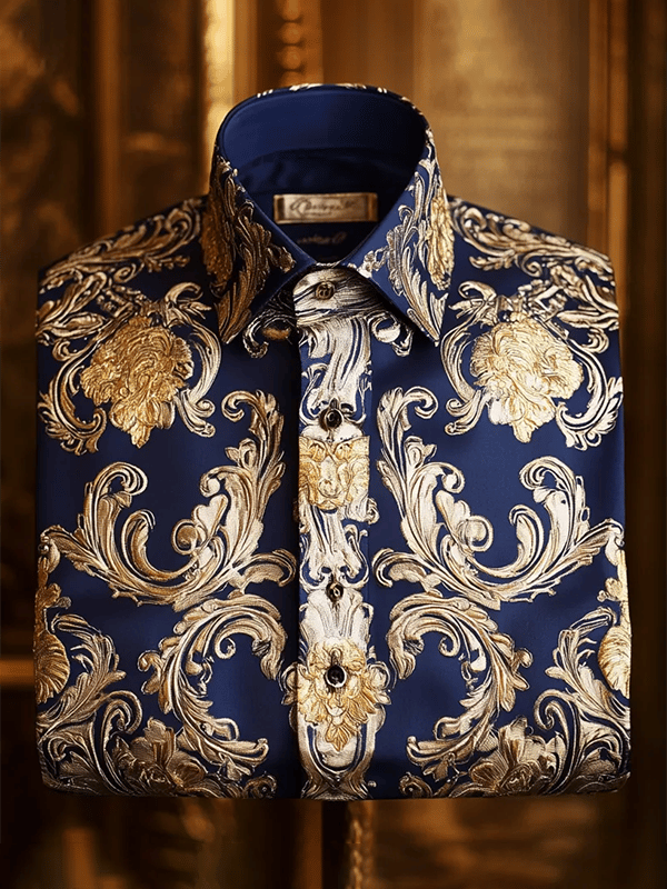 Camisa de lujo Gorgeous de manga larga para hombre