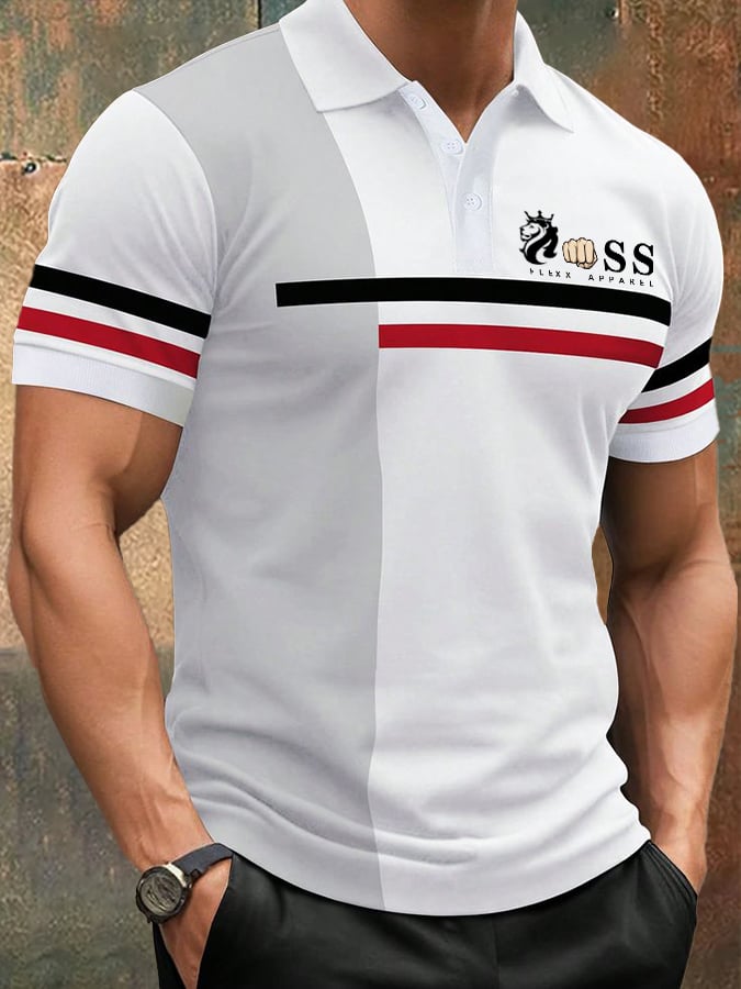 Camisa polo elegantee ejecutivo casual for men in contrasting color