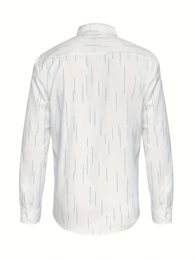 Camisa a rayas Design ejecutivo casual para hombre
