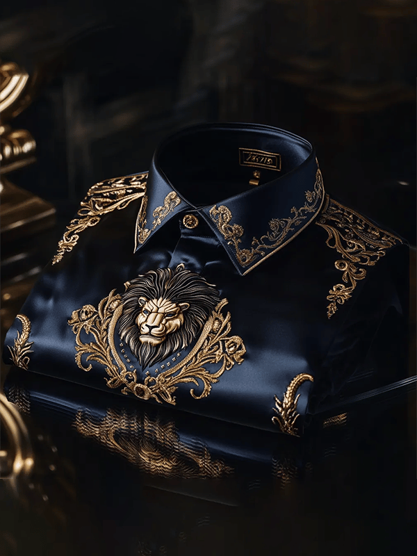 Camisa de lujo Gorgeous de manga larga para hombre