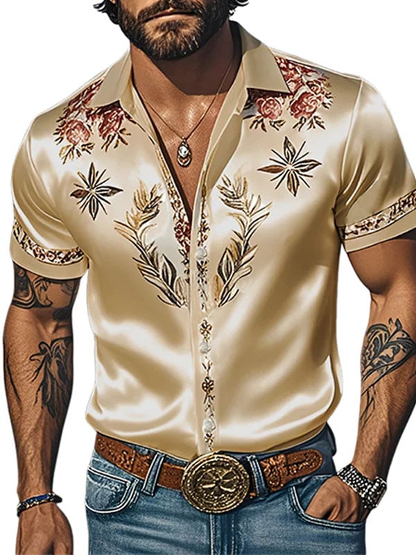 Acetate floral Princamiseta para hombre
