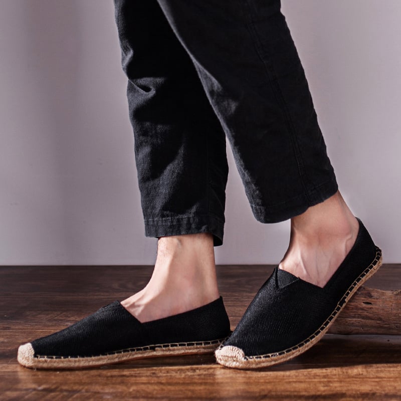 Casual de lino Espadrilles para hombre