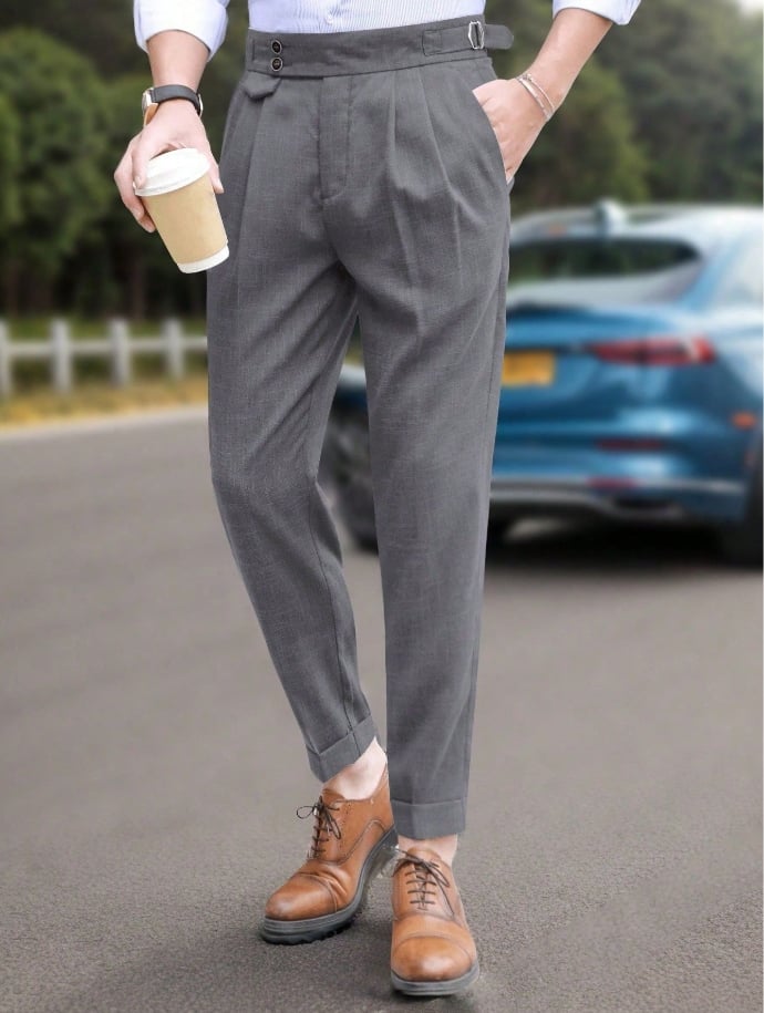 New ejecutivo Style Trousers para hombre
