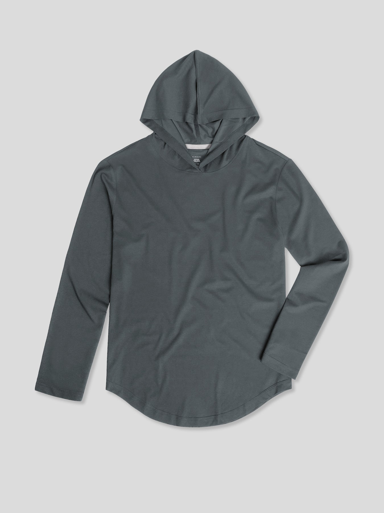 StaySmooth de manga larga Hooded Drop-Cut Tee