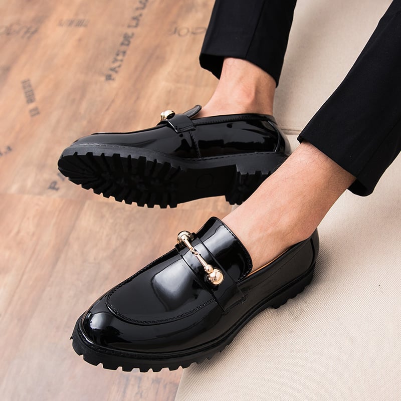 Zapatos ejecutivo casual cuero para hombre