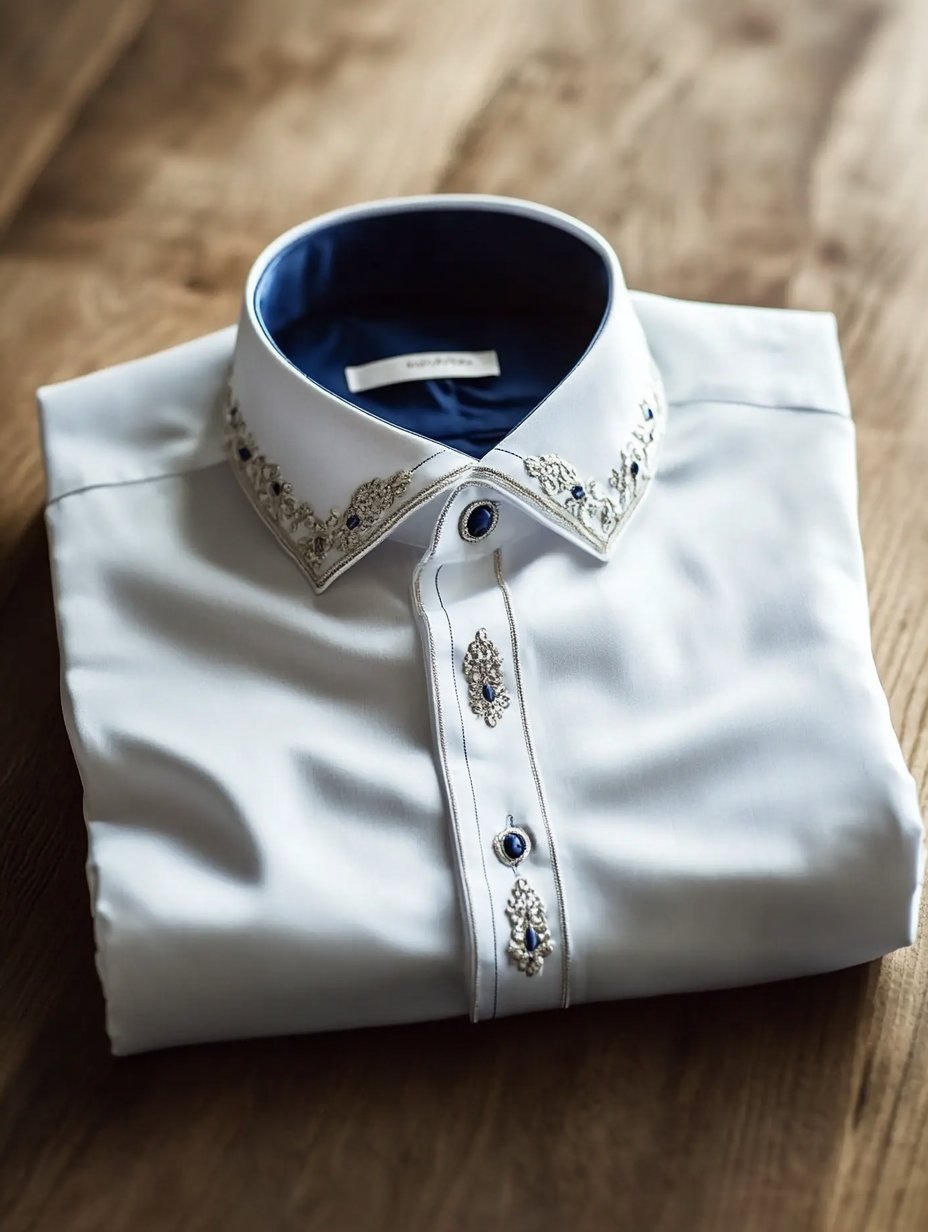 Camisa de lujo Gorgeous de manga larga para hombre