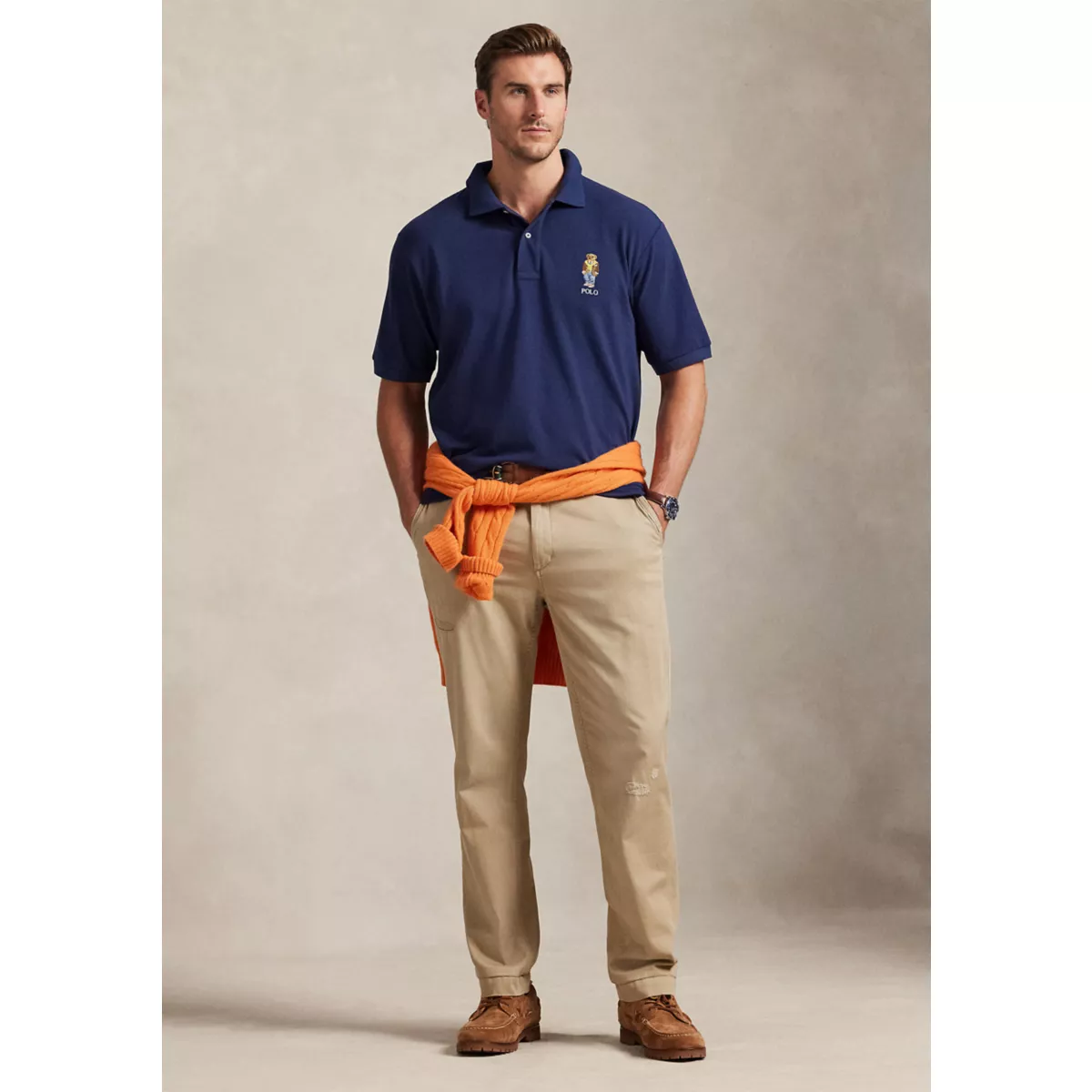 Big & Tall Polo Bear Mesh Polo Shirt - 4