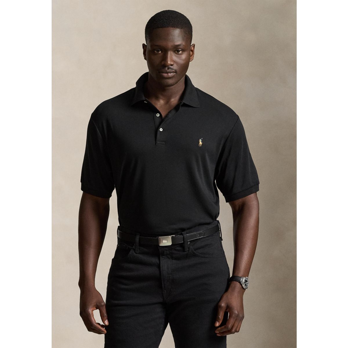 Big & Tall Classic Fit Soft Cotton Polo Shirt - 1