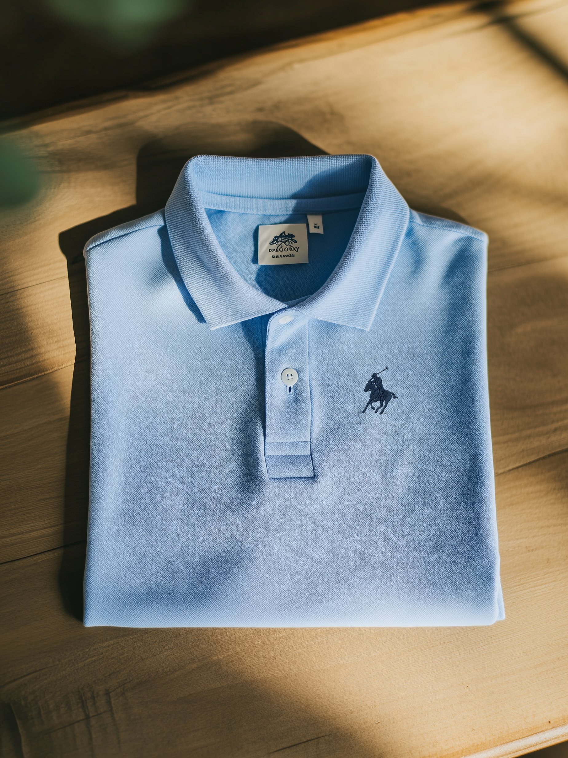 Camisa polo clásico ejecutivo Old Money Button de manga corta para hombre