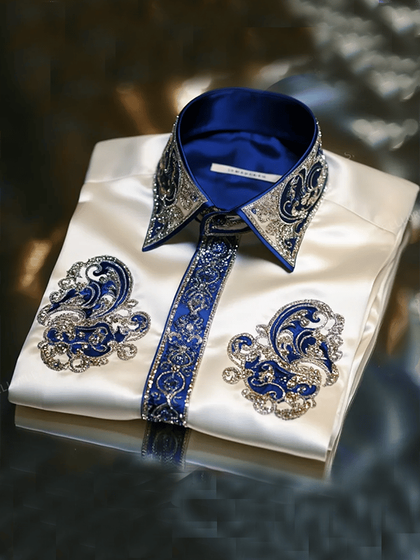 Camisa de lujo Gorgeous de manga larga para hombre