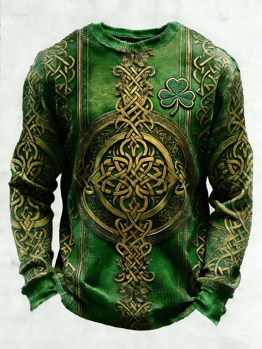 Camiseta vintage St. Patrick's Day Shamrock para hombre
