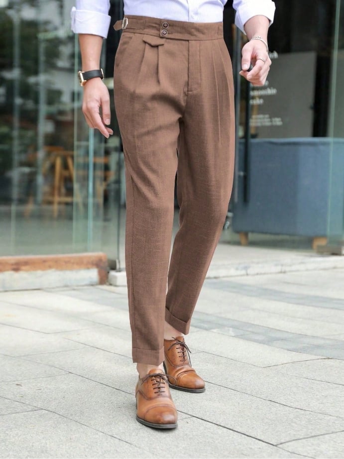 New ejecutivo Style Trousers para hombre