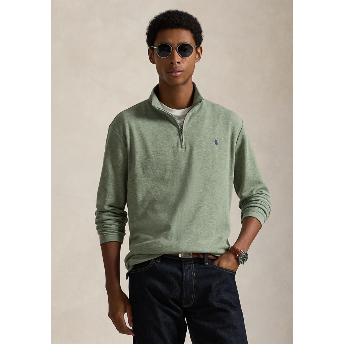 Cotton Blend Jacquard Pullover Sweater - 9